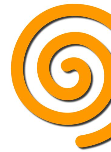 orange spiral